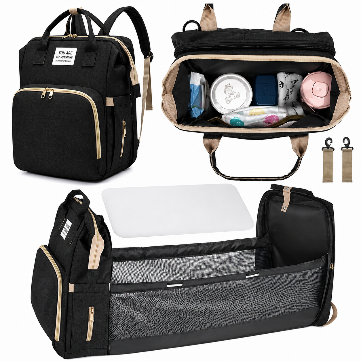Mochila® Cuna 3 en 1 - Panalera Termica con Cuna Integrada