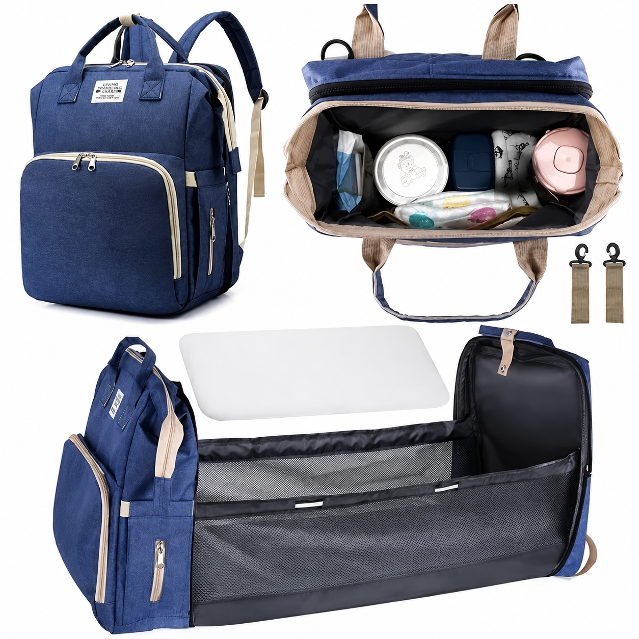 Mochila® Cuna 3 en 1 - Panalera Termica con Cuna Integrada